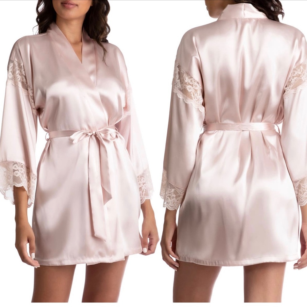 In Bloom by Jonquil Eliza Lace & Satin Robe brand new with tags